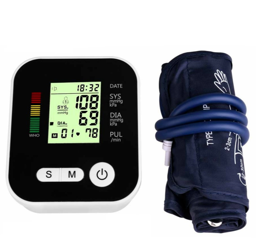 Digital Blood Pressure Monitor System for Home Use BP Messure Machine with memory