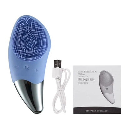 Mini Electric Facial Cleansing Brush Deep Pore Cleaning Skin Massager