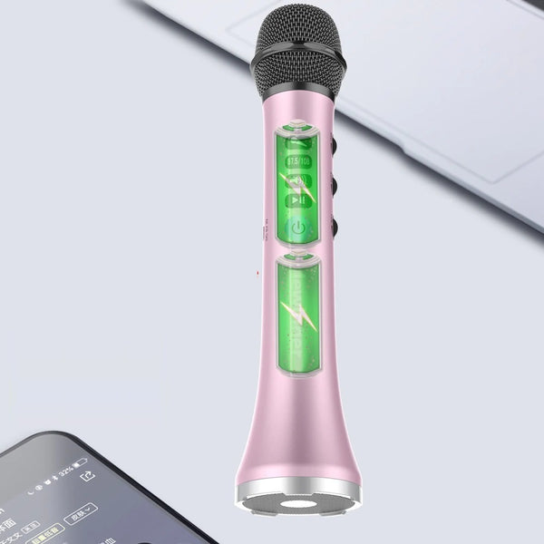 2 in 1Wireless Microphone with Speaker Sing & Record Bluetooth Microph