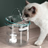 Image of cat drinking fountain