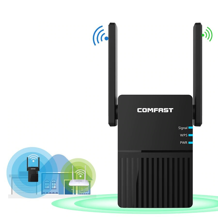 Wireless Wifi Repeater 1200Mbps Long Range Dual Band 2.4+5Ghz