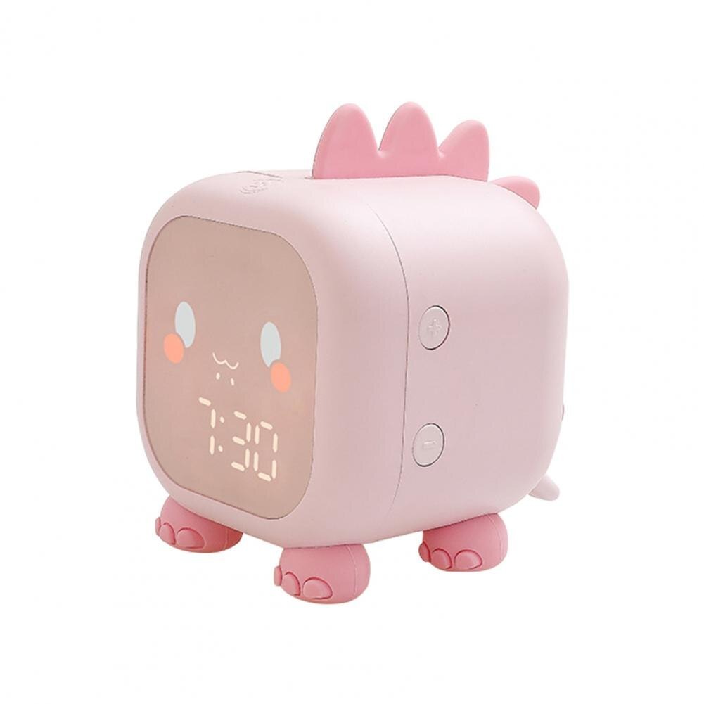 Kids Alarm Clock Super Cute Dinosaur Digital Alarm Clock For Kids Bedside Voice Control Childrens Alarm Clock