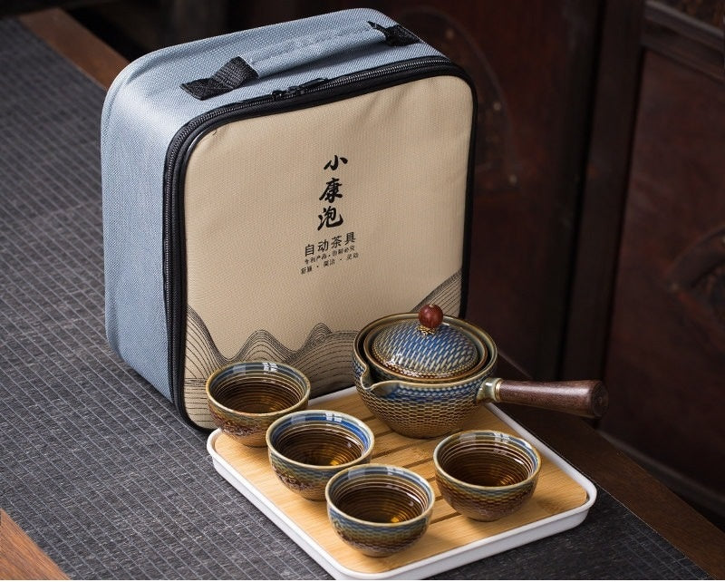 Exquisite Stone China Tea Set Handmade Teapot and Cup Set China Tea Ceremony Tea Pots Set