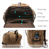 Image of Leather Weekender Travel Bag Men's Carry On Bag