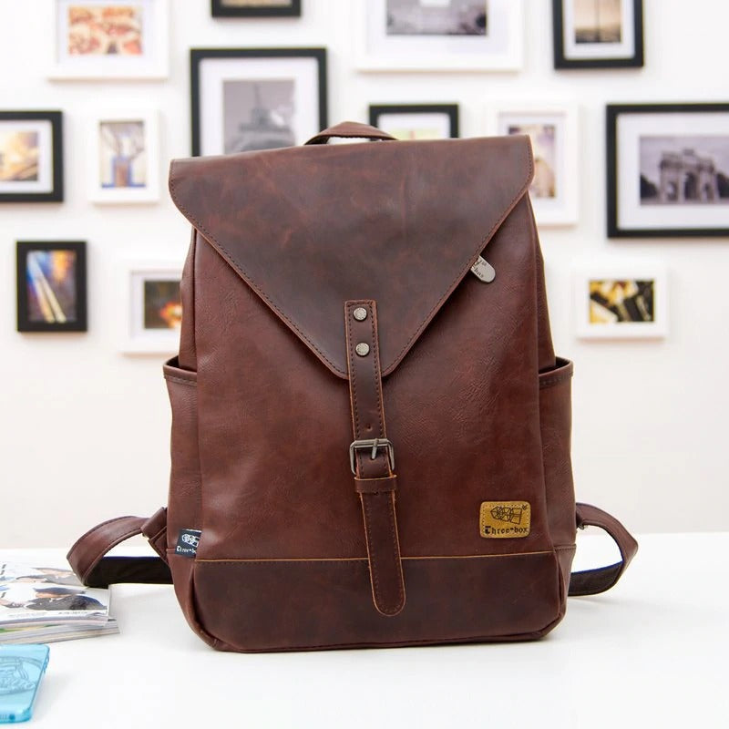 Mens Leather Backpack