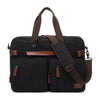 Image of Waterproof Convertible Backpack Fashion Travel Business 2 in 1 Convertible Backpack Tote Convertible Backpack Handbag