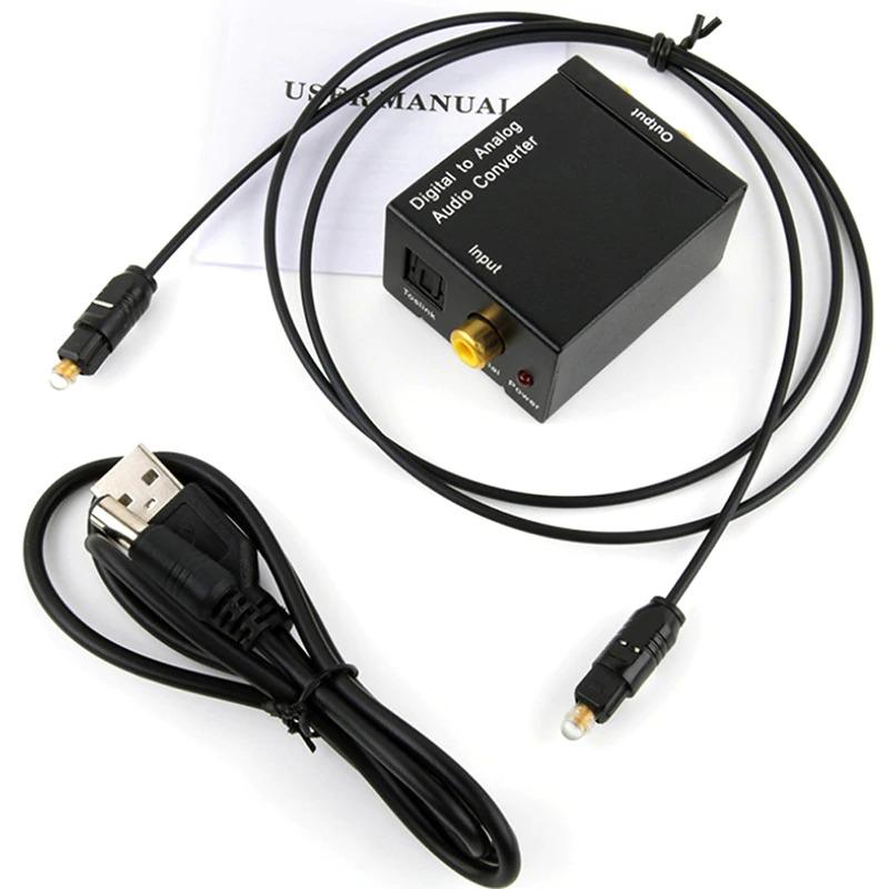 Portable 3.5 Mm Jack Coaxial Analog to Digital Converter