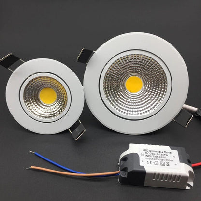 7W Dimmable Led Recesses Light