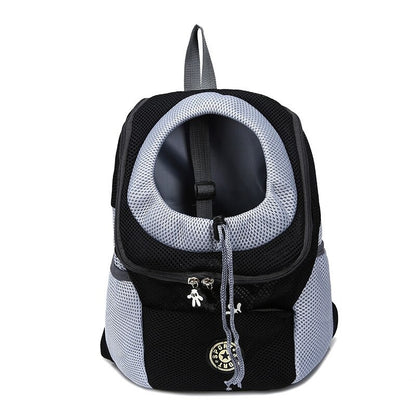 Double Shoulder Dog Backpack Dog Carrier Backpack Portable Dog Rucksack Dog Front Carrier