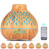 Image of Ultrasonic Electric Oil Diffuser LED Aromatherapy Electric Diffuser with Remote Controller Electric Aroma Difusser