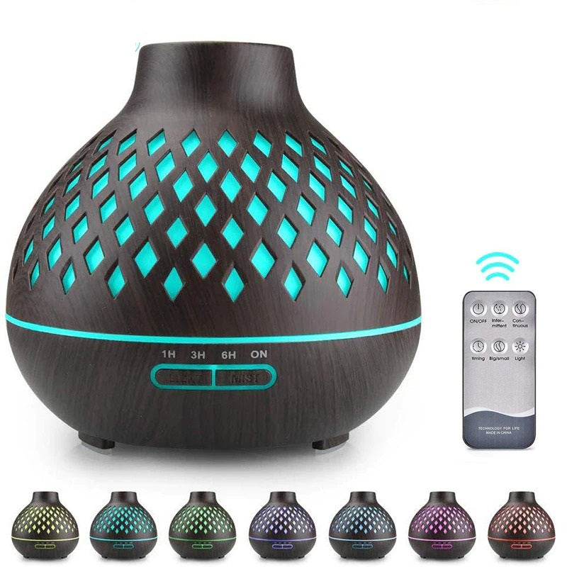 Ultrasonic Electric Oil Diffuser LED Aromatherapy Electric Diffuser with Remote Controller Electric Aroma Difusser