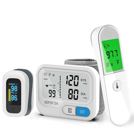 Health Pack | Blood Pressure Monitor + Oximeter + Thermometer