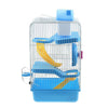 Image of 3 Tier Luxury Hamster Cage Gorgeous Hamster Bin Cage Castle Hamster Cage with Tubes