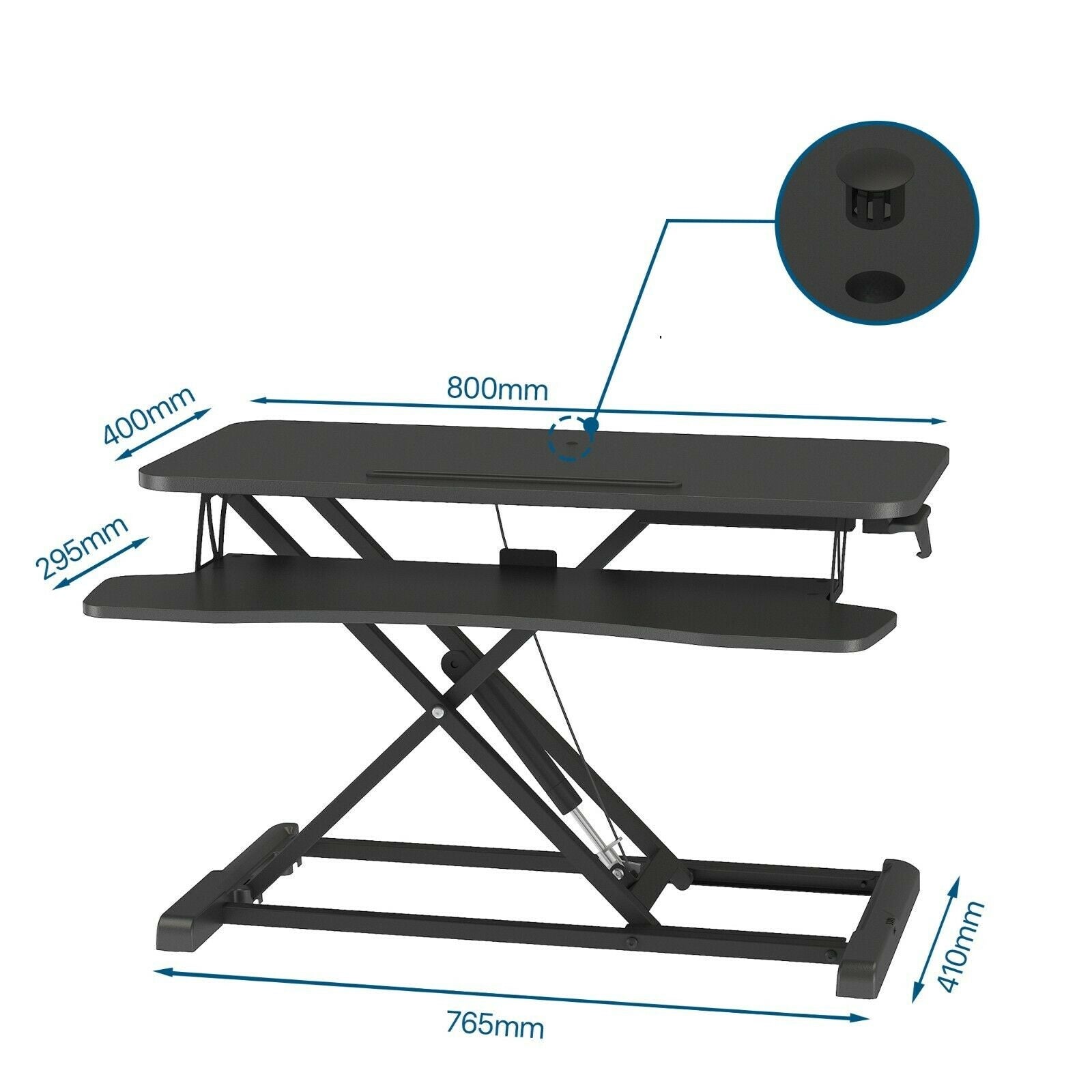 height adjustable standing desk