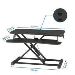 Sit and Stand Adjustable Standing Desk Dual Tiered Height Adjustable Standing Desk Converter