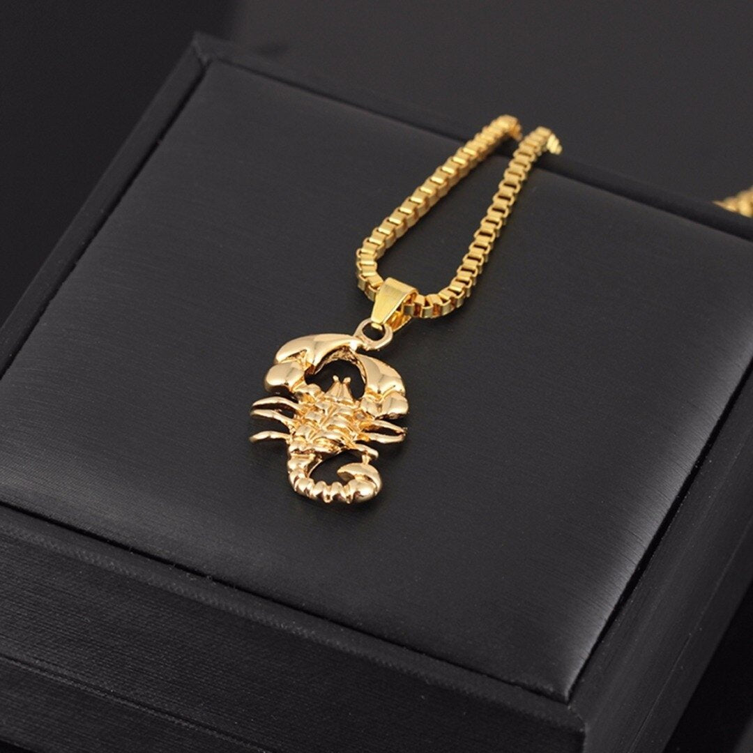 Gorgeous Zodiac Sign Pendant Necklaces Scorpio