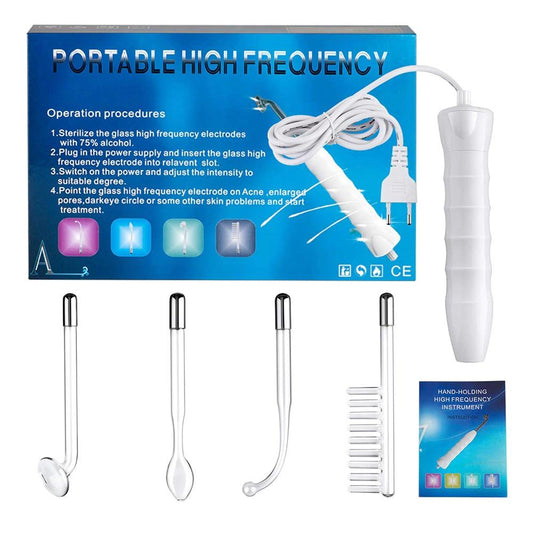 High Frequency Facial Machine Electrotherapy Wand Glass Tube