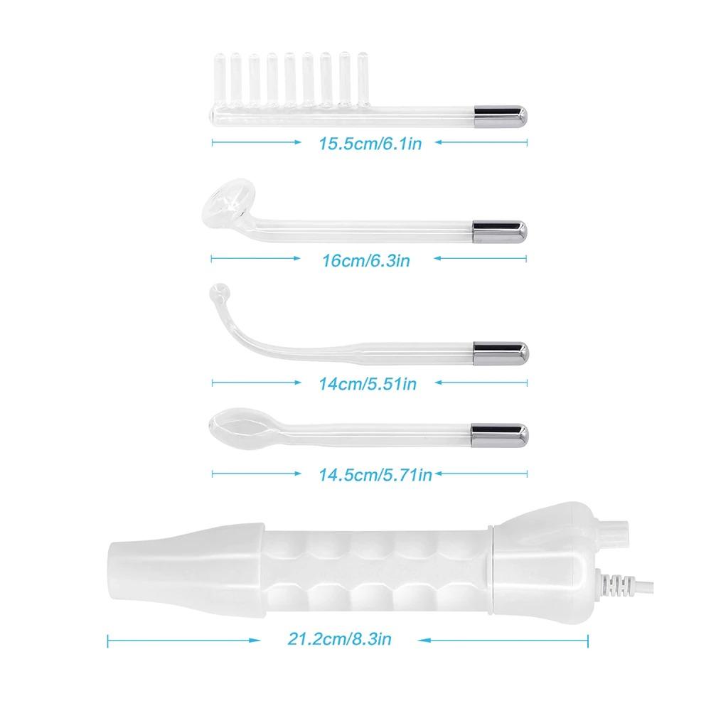 High Frequency Facial Machine Electrotherapy Wand Glass Tube