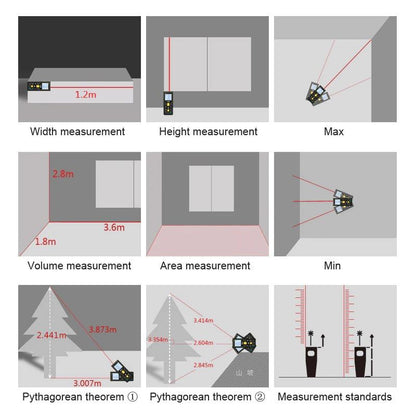 Laser Tape Measure Tool Electronic Distance