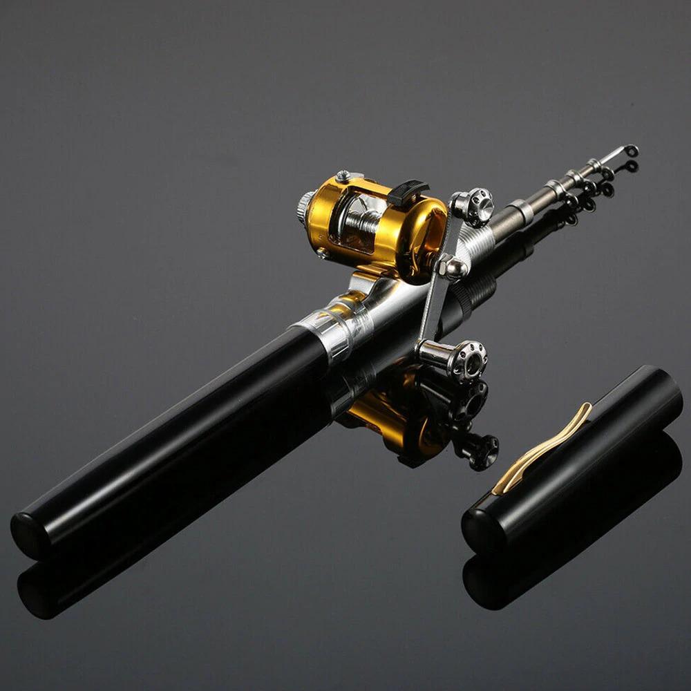 Mini Telescopic Pen Fishing Rod + Reel