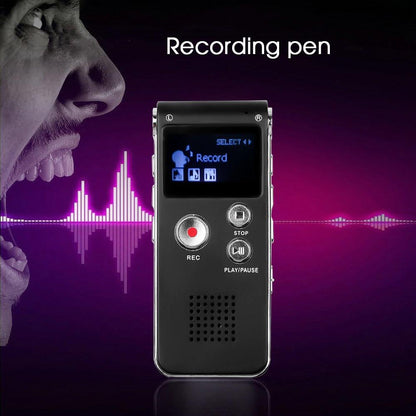 16 Hour Thin Voice Activated Recorder Pen Tape Recorder