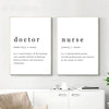 Image of Nurse and Medical Assistant Poster, Vertical Canvas