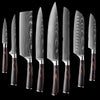 Image of japanese kitchen knives set