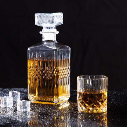 5 Pcs Whiskey Decanter Set Whiskey Glasses