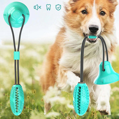 Suction Cup Dog Toy Toothbrush For Puppy