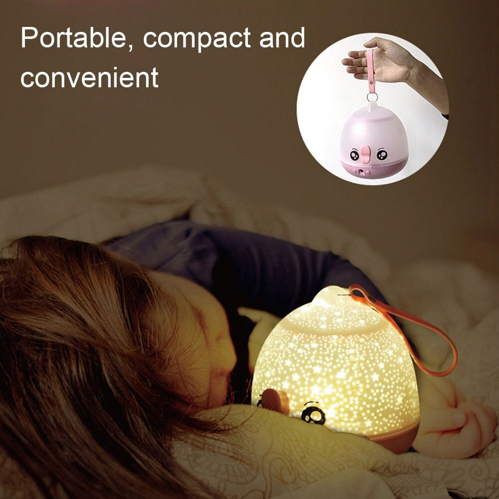 Portable USB Charging Night Light for Adults Dynamic Night Light Projector