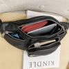 Image of Black Bum Bag Faux Leather Waist Bag