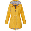 Image of ladies yellow raincoat