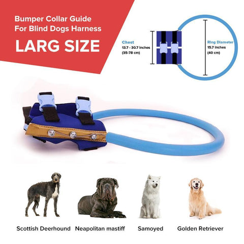 Bumper Collar Guide For Blind Dogs Harness - Balma Home