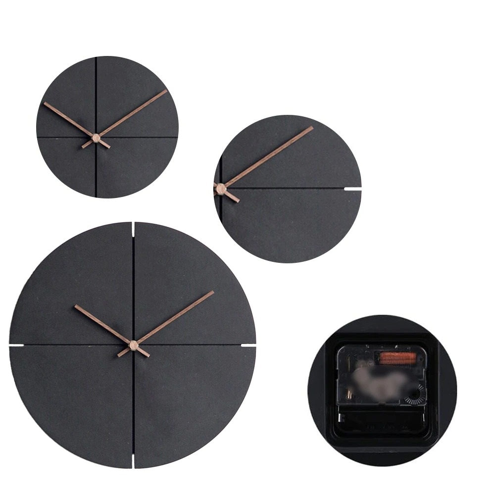 large black wall clock