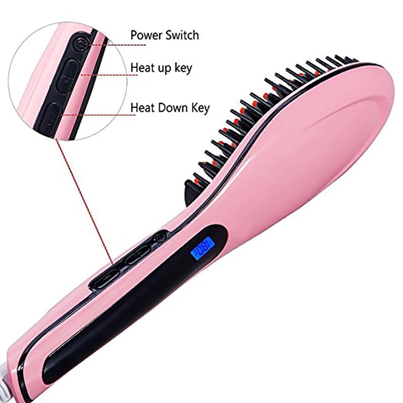 Electric Hot Comb Hair Straightener