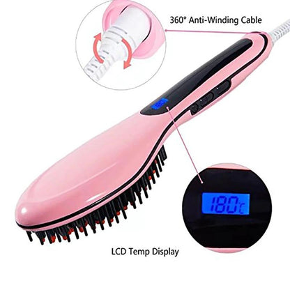 Electric Hot Comb Hair Straightener