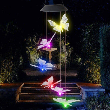 Color Changing Solar Powered LED Light - Wind Chimes Lights