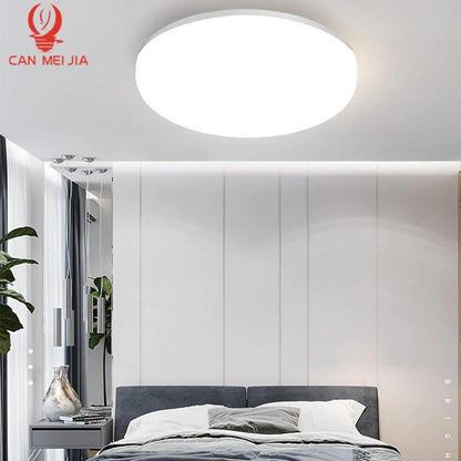 Dimmable Modern Minimalist LED Round Shaped Acrylic Flush Mount Ceiling Light