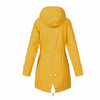Image of Plus Size Waterproof Windproof Yellow Raincoat Hoodie Yellow Raincoat Women's Ladies Yellow Raincoat