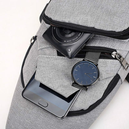 USB Charging Men Over the Shoulder Bag Messenger Bag for Men Small Cross Bag