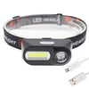 Image of XPE+COB LED USB Rechargable Head Torch