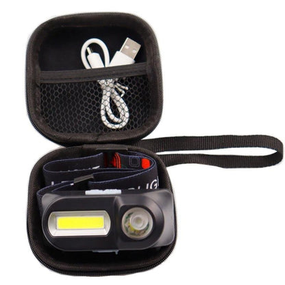 XPE+COB LED USB Rechargable Head Torch