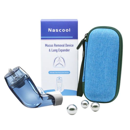 Mucus Clearance Device & Natural Lung Exerciser Provides Positive Expiratory Pressure(PEP)