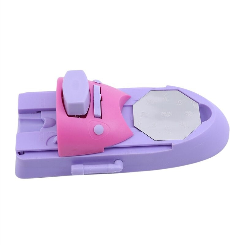 Manual Art Nail Machine Nail Printer with 6 Pcs Metal Stamping Plates Nail Painter for Manicure