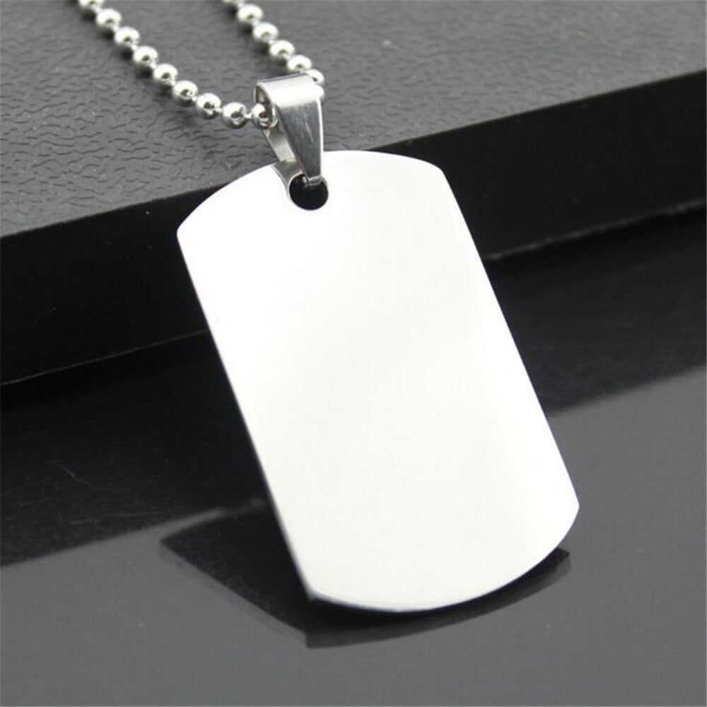 Designer Mens Military Dog Tags Chain Ideal to Customize