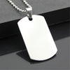 Image of Designer Mens Military Dog Tags Chain Ideal to Customize