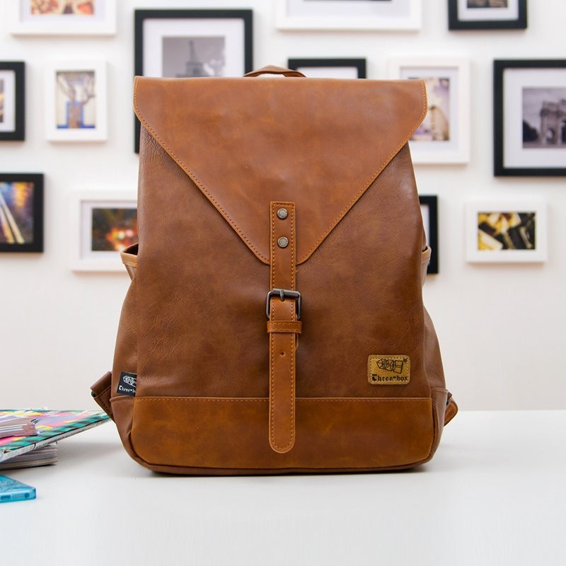 Mens Leather Backpack