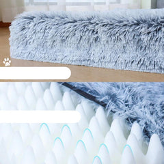 Ultra Plush Orthopedic Memory Foam Dog Bed Orthopedic Pet Mattress with Removable Washable Cover
