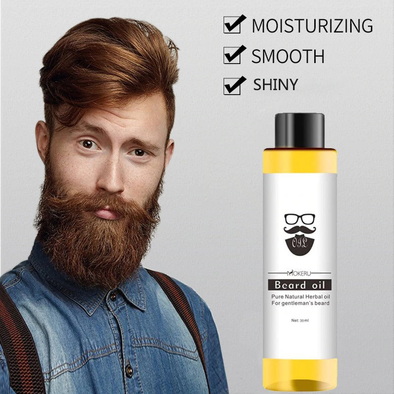 Beard Growth Oil 30ml 100% Natural Ingredients Growth Oil For Men Beard