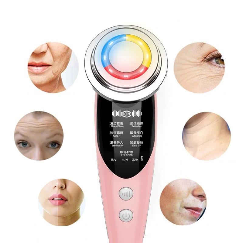 Radio Mesotherapy Electroporation lifting Beauty LED Face Skin Rejuvenation Remove